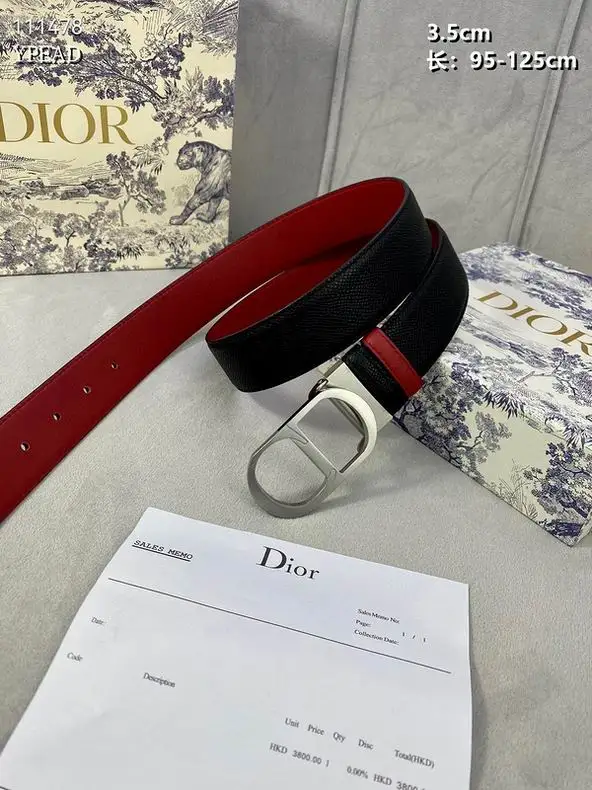 Dior Belt 35mm 95-125cm 8L10